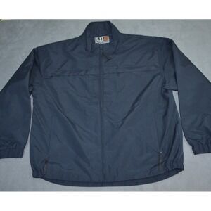 5.11 Tactical Response Jacket Mens XL Blue Windbraker Zip Lightweight 48016